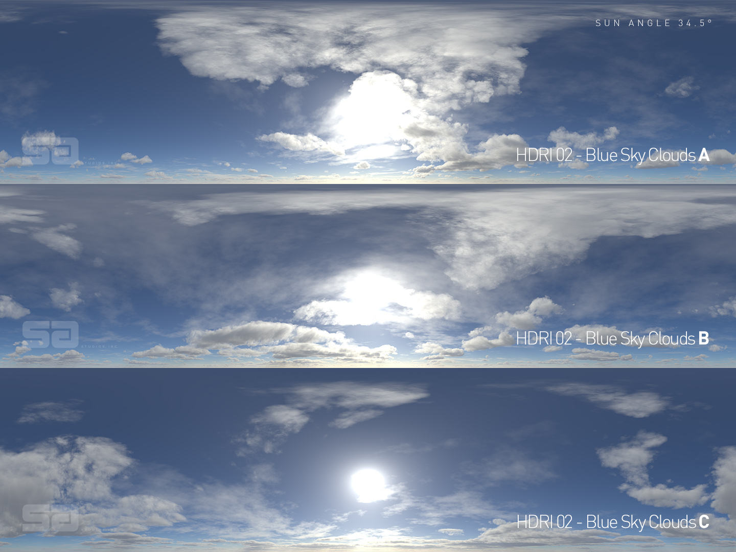 CG HDRI / Winter Collection Skies 01 from helloluxx