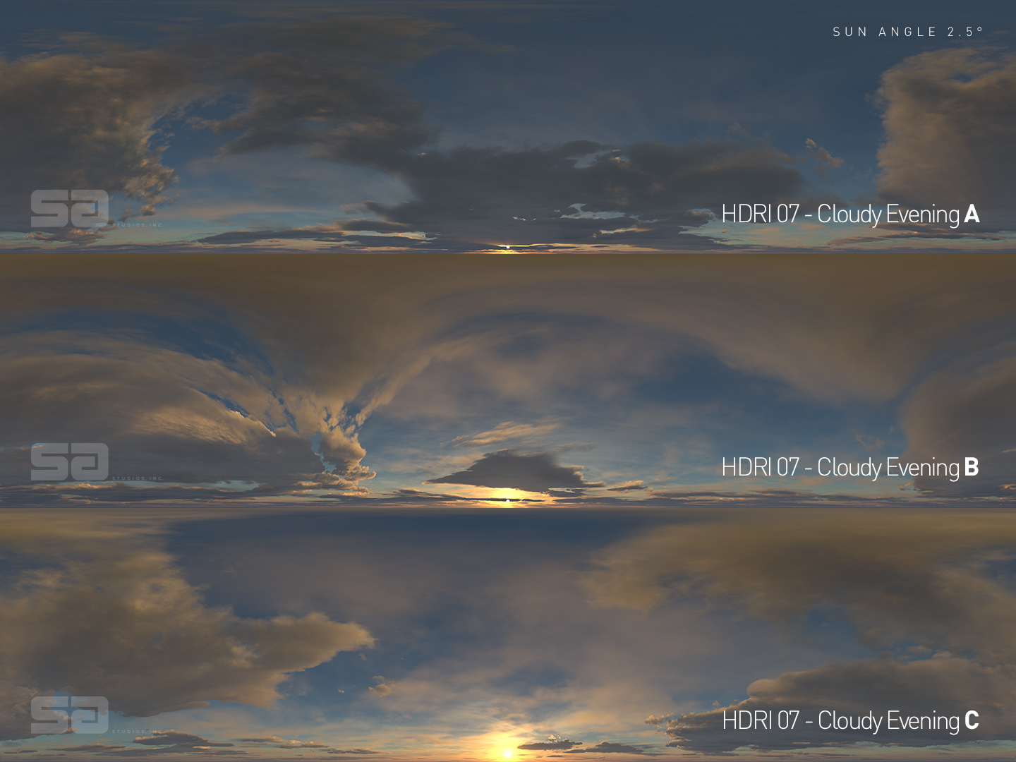 CG HDRI / Winter Collection Skies 01 from helloluxx